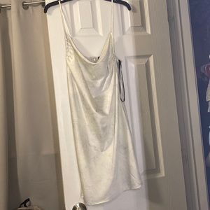 Marble Pearl Mini Slip Dress